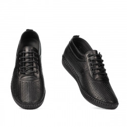 Női mokaszin 6034 fekete