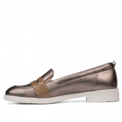 Női alkalmi/ elegáns cipő 6037 réz kombinált