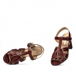 Sandale dama 1284 bordo