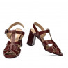Sandale dama 1284 bordo