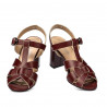 Sandale dama 1284 bordo