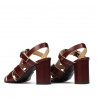 Sandale dama 1284 bordo