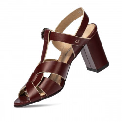 Sandale dama 1284 bordo
