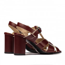 Sandale dama 1284 bordo