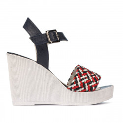 Sandale dama 5080-1 indigo combinat