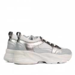 Női sportcipők 6038 gyöngyházas kék kombináció