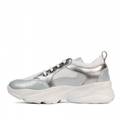 Női sportcipők 6038 gyöngyházas kék kombináció