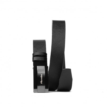 Curea barbati 52b negru presat