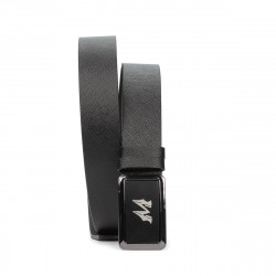 Curea barbati 38b negru presat