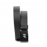 Curea barbati 38b negru presat
