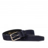 Curea barbati 53bc indigo velur