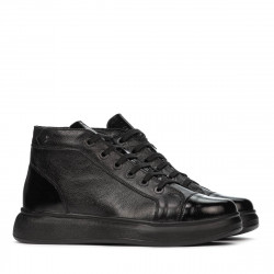 Ghete barbati 4125 negru combinat
