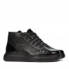 Ghete barbati 4125 negru combinat