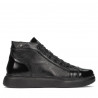 Ghete barbati 4125 negru combinat