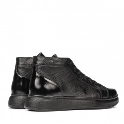 Ghete barbati 4125 negru combinat
