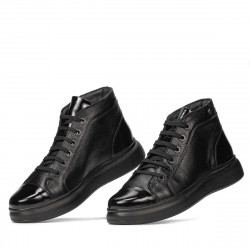 Ghete barbati 4125 negru combinat