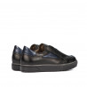 Pantofi copii mici 70-1c negru combinat