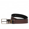 Curea barbati 54b bicolor biz negru+maro