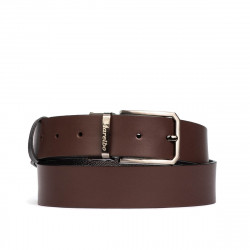 Curea barbati 54b bicolor biz negru+maro