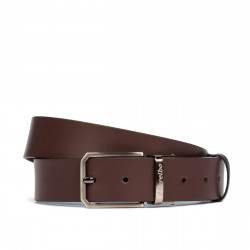 Curea barbati 54b bicolor biz negru+maro