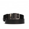 Curea barbati 54b bicolor biz negru+maro