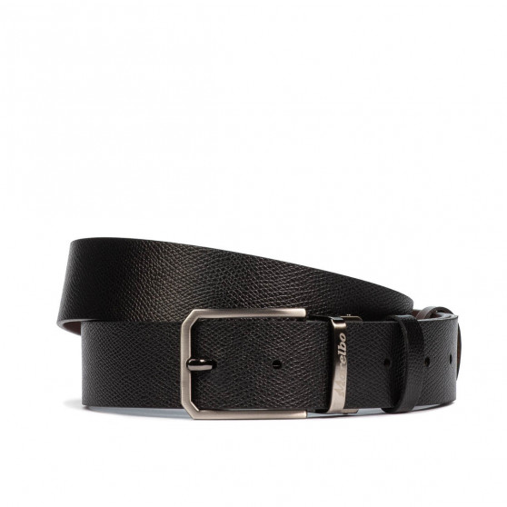 Curea barbati 54b bicolor biz negru+maro