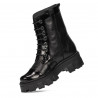 Ghete dama 3358 negru combinat