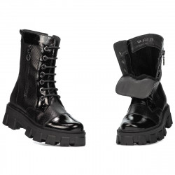 Ghete dama 3358 negru combinat