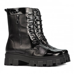 Ghete dama 3358 negru combinat