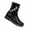 Cizme copii mici 107c negru combinat