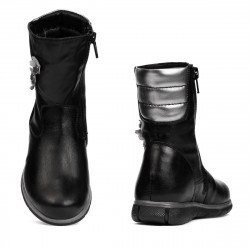 Cizme copii mici 107c negru combinat