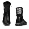 Cizme copii mici 107c negru combinat