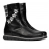 Cizme copii mici 107c negru combinat