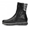 Cizme copii mici 107c negru combinat