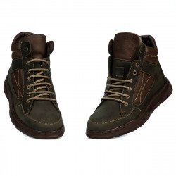 Férfi bakancs 4128 tuxon kaki kombinált