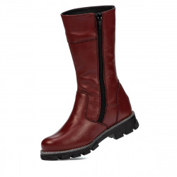 Cizme copii 3026 visiniu combinat