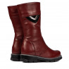 Cizme copii 3026 visiniu combinat