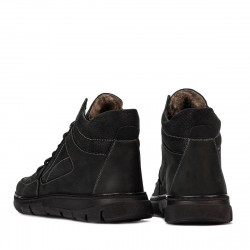 Ghete barbati 4128 tuxon negru combinat