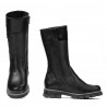 Cizme copii 3026 negru combinat
