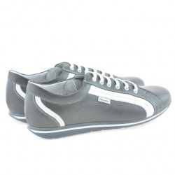 Pantofi sport barbati 709 gri+alb