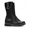 Cizme copii 3026 negru combinat