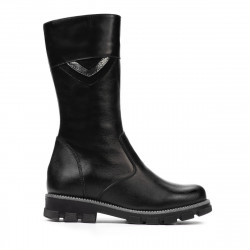 Cizme copii 3026 negru combinat