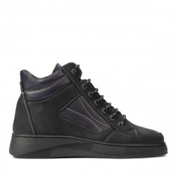 Tizenéves csizma 4010 tuxon fekete