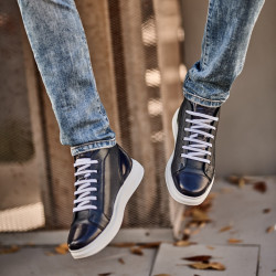 Ghete barbati 4125 indigo combinat lifestyle