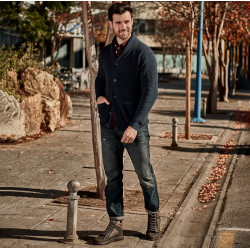 Férfi bakancs 4128 tuxon kaki kombinált