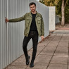 Ghete barbati 4125 negru combinat lifestyle