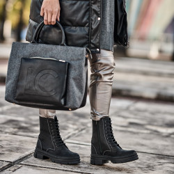 Női csizma 3366 tuxon fekete