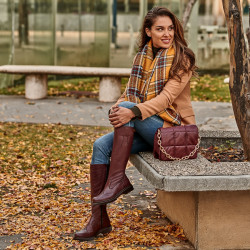 Cizme dama 3365 bordo lifestyle