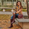Cizme dama 3365 bordo lifestyle