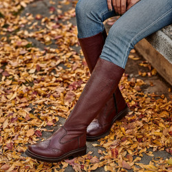 Cizme dama 3365 bordo lifestyle